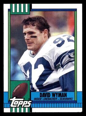 1990 Topps #340 David Wyman Football Card